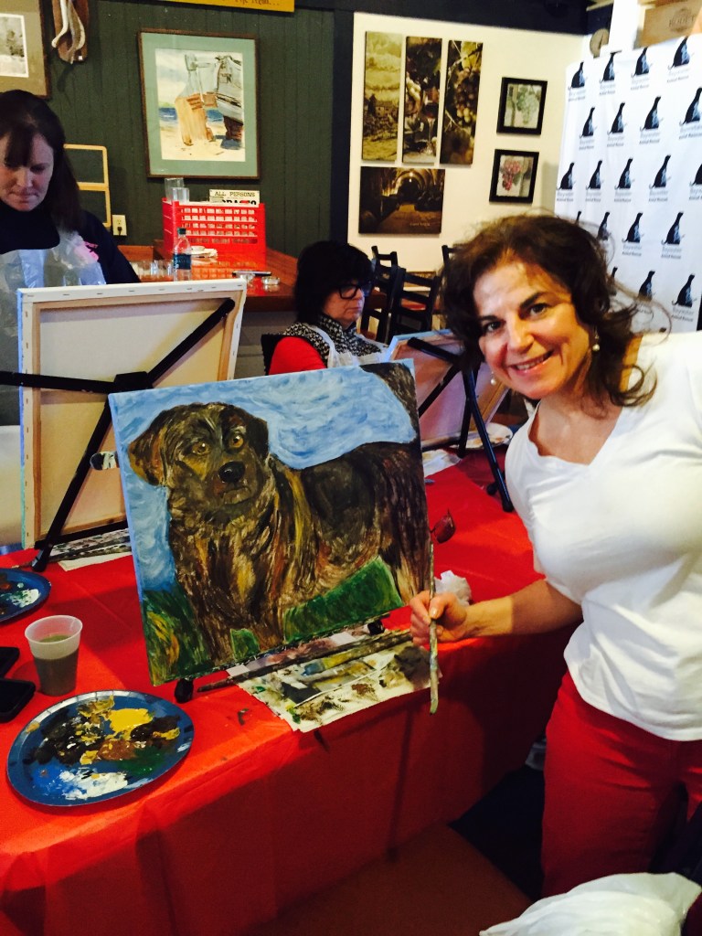 Have a great time while you create a beautiful painting of your beloved pet!  Raising money for a pet-worthy cause.
